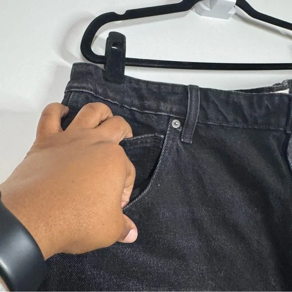 Universal Thread Jeans High Rise Curved Barrel Leg Button Fly NEW - Picture 4 of 12